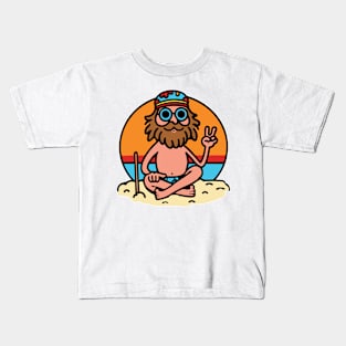 The Beach Is Groovy Dude (No type) Kids T-Shirt